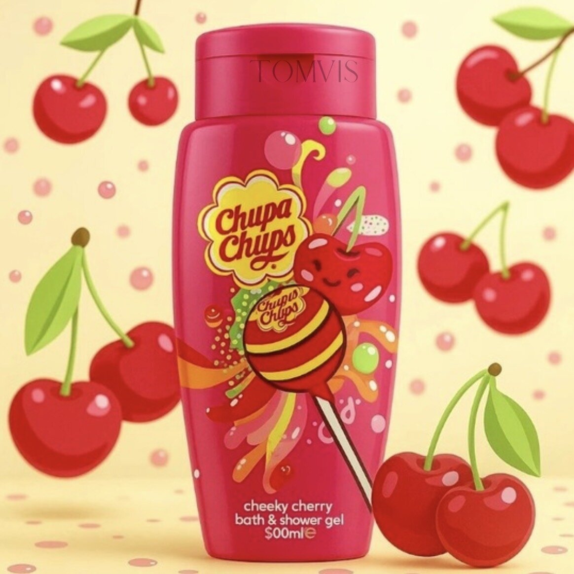 Гель для душа и ванны CHERRY 300 мл – Chupa Chups