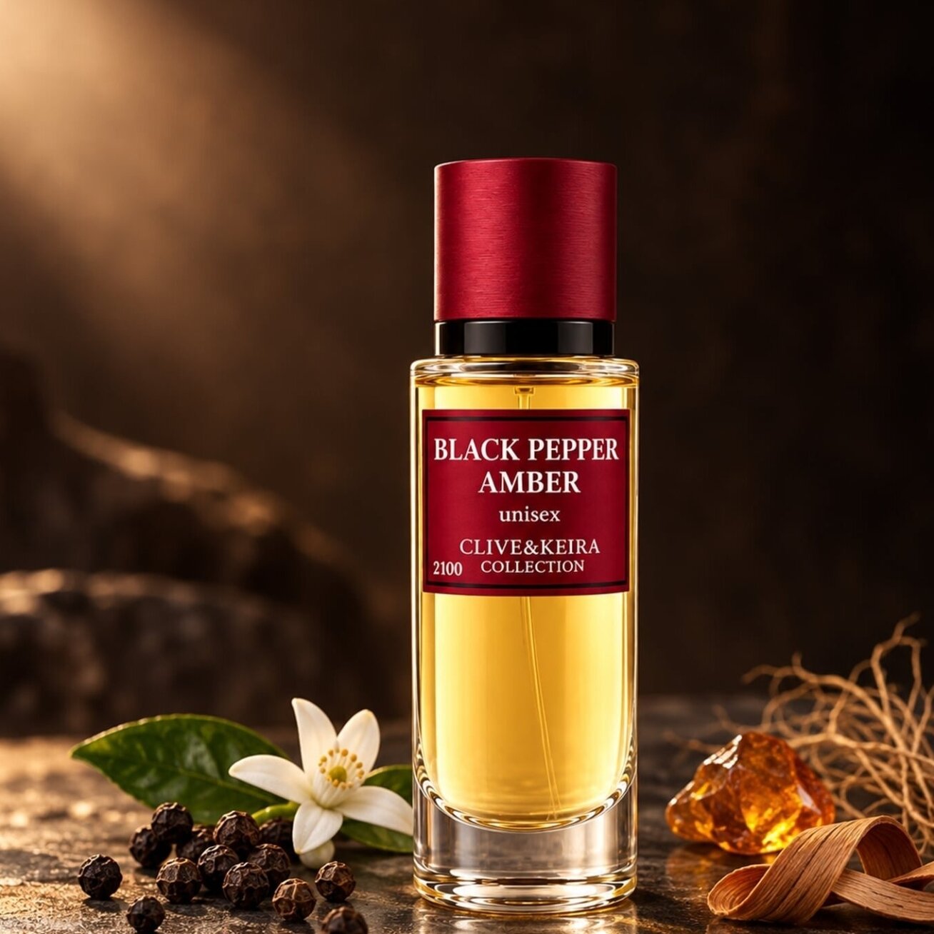 Clive & Keira Collection BLACK PEPPER AMBER  2100 2