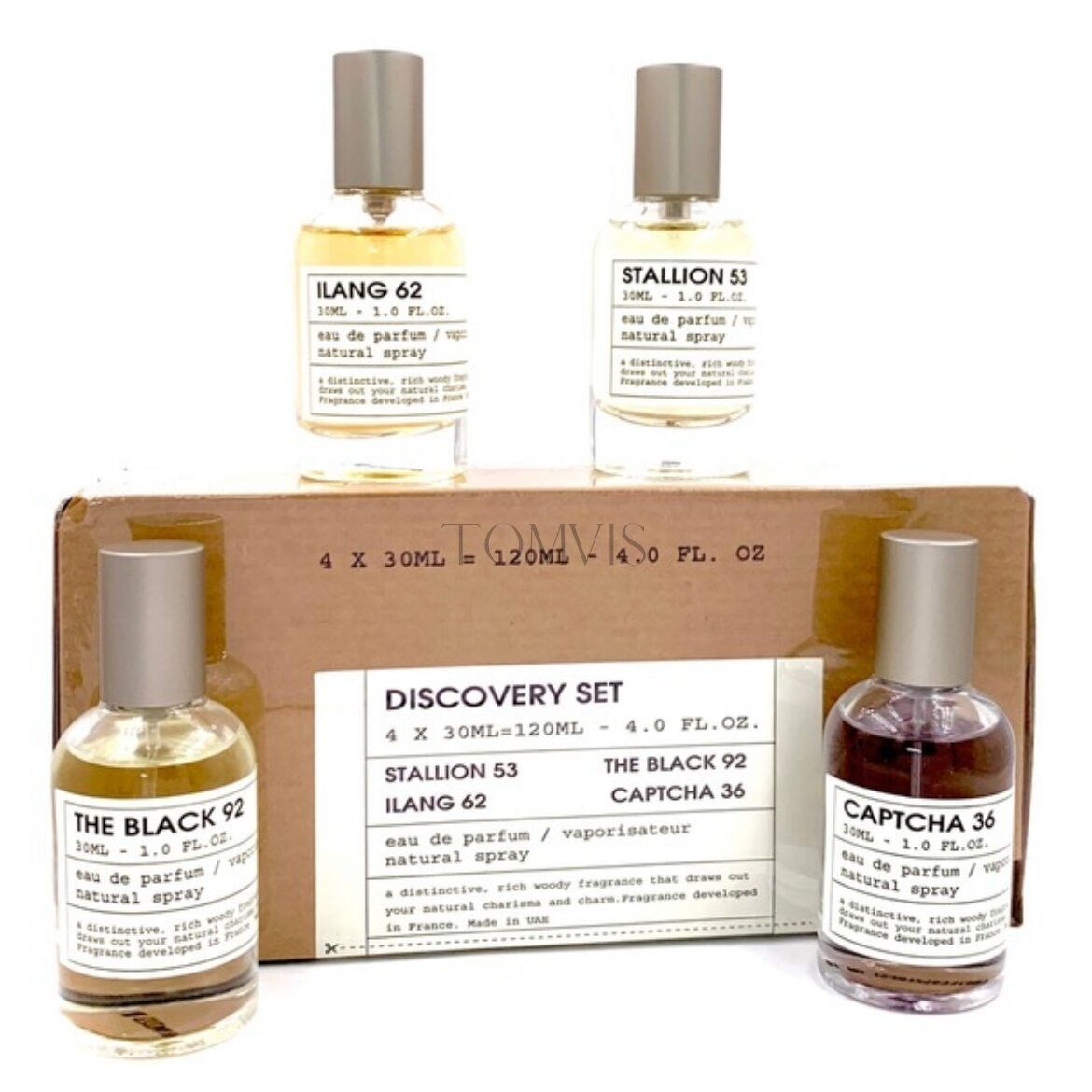 Emper 30ML Stallion 53,The Black 92, Ilang 62, Captcha 36 Dovanų rinkinys 2