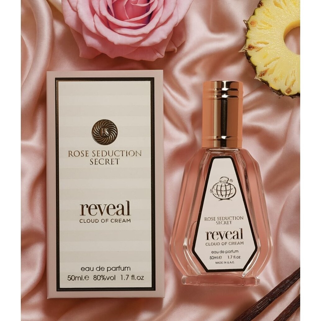 Fragrance World Rose Seduction Secret Reveal Cloud of Cream 50ml