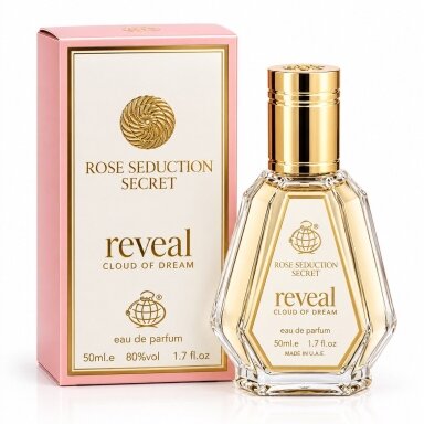 Fragrance World Rose Seduction Secret Reveal Cloud of Cream 50ml Fragrance World Rose Seduction Secret Reveal Cloud of Cream 50ml